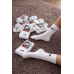 5 пар в упаковці, шкарпетки NIKE білі 41-44 р.