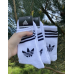 Набір шкарпеток NIKE + ADIDAS, 12 пар, високі, білі, розмір 41-44