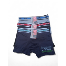 Труси чоловічі боксери ТМ “UOMO“ 3 шт. в наборі  M/L (48-50 ) 3 кольори.