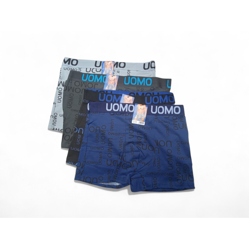 Труси чоловічі боксери ТМ “UOMO“ 4 шт. в наборі 3 XL (54-56 ) 3 кольори