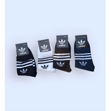Шкарпетки ADIDAS високі 4 кольори 12 пар в упаковці 36-41