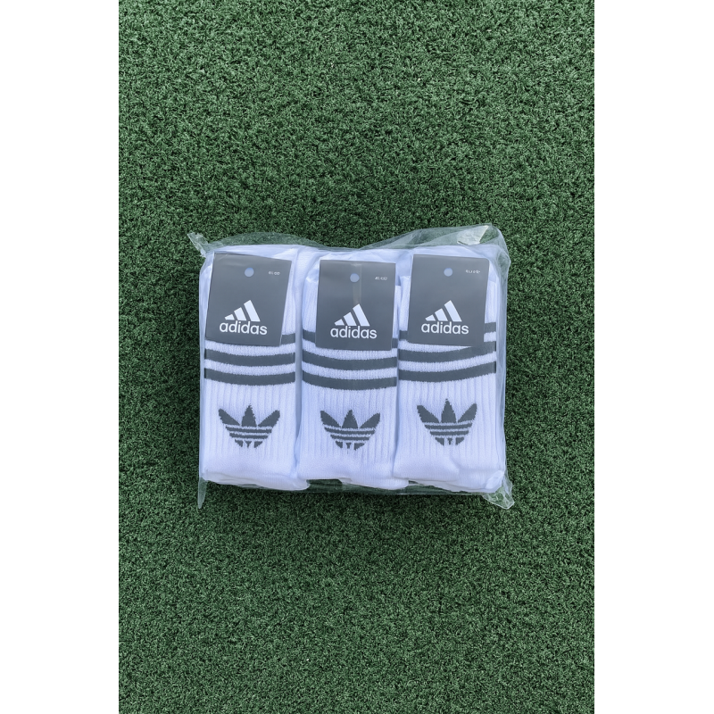 12 пар в упаковці, шкарпетки ADIDAS високі білі 36-41 р. 12 пар в упаковці, шкарпетки ADIDAS високі білі 36-41 р.