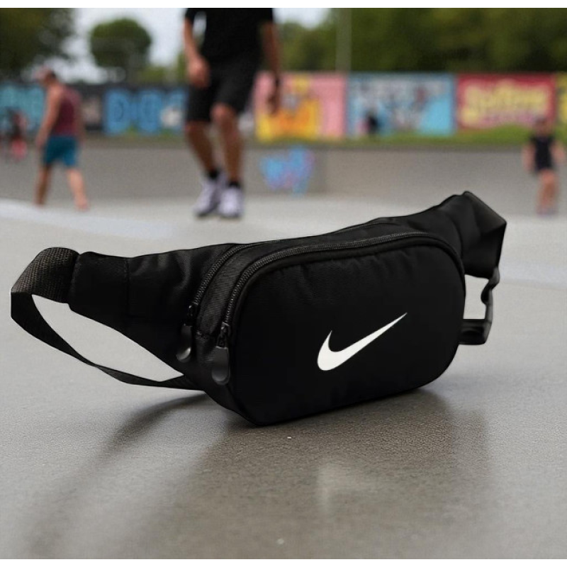 Сумка на пояс барсетка бананка Nike чорна Сумка на пояс барсетка бананка Nike чорна