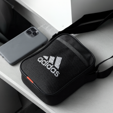 Барсетка ADIDAS чорна мала чоловіча (сумка через плече)