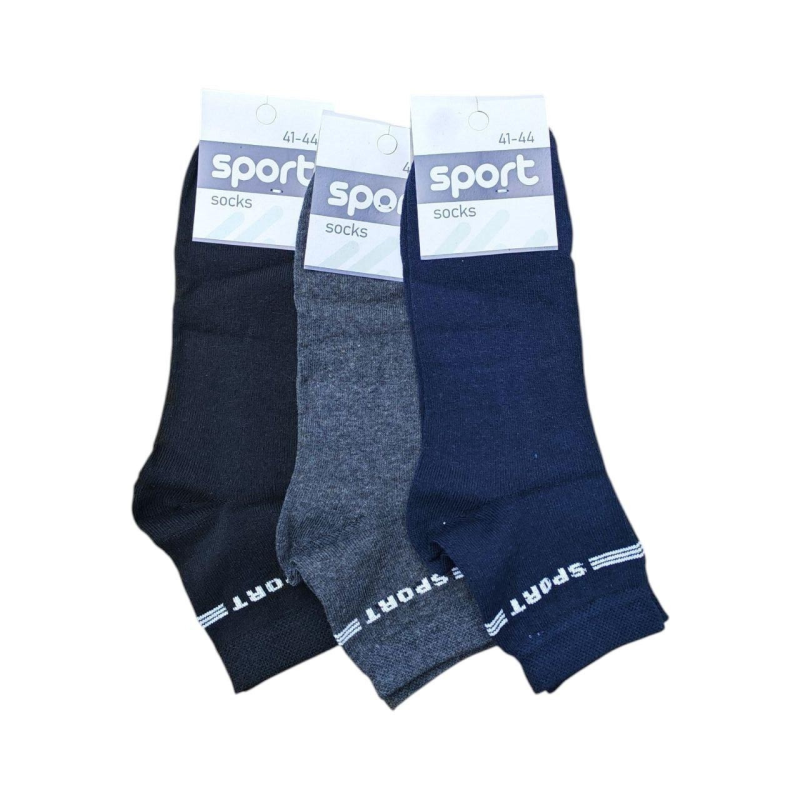 Шкарпетки середні упаковка 12 пар SPORT SOCKS 41-44 3 кольори Шкарпетки середні упаковка 12 пар SPORT SOCKS 41-44 3 кольори
