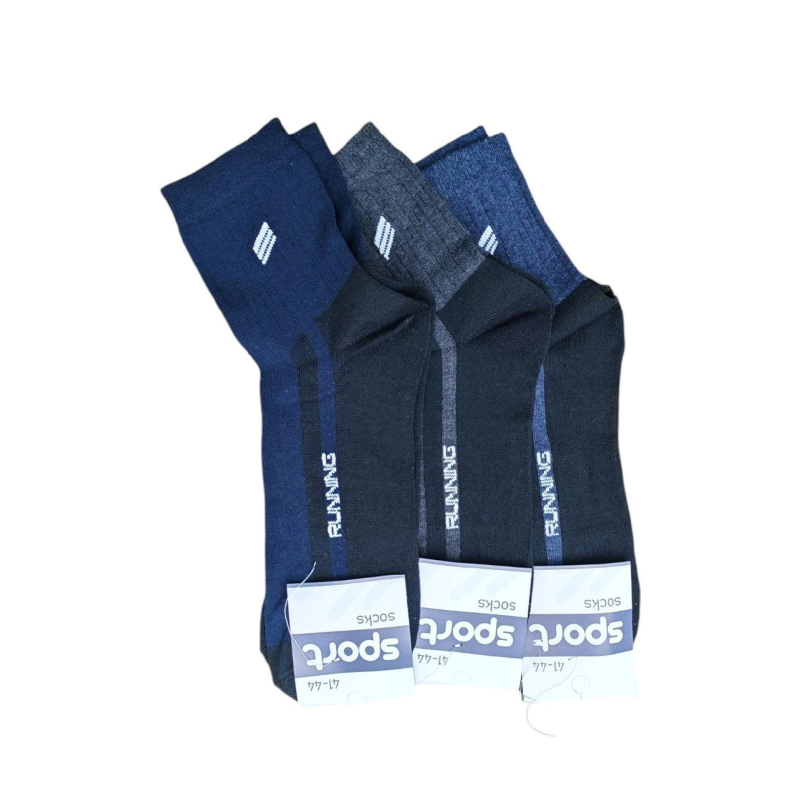 Шкарпетки упаковка 12 пар SPORT SOCKS 41-44 3 кольори Шкарпетки упаковка 12 пар SPORT SOCKS 41-44 3 кольори