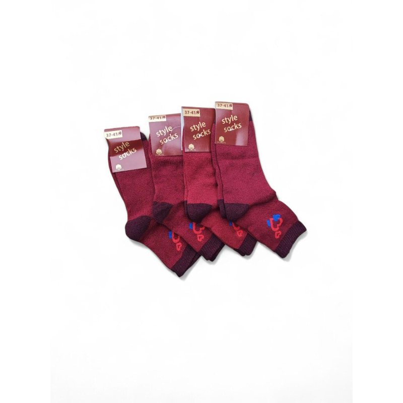 Зимові жіночі шкарпетки махрові (10 пар) ТМ “STYLE SOCKS“, розмір 37-41 Зимові жіночі шкарпетки махрові (10 пар) ТМ “STYLE SOCKS“, розмір 37-41