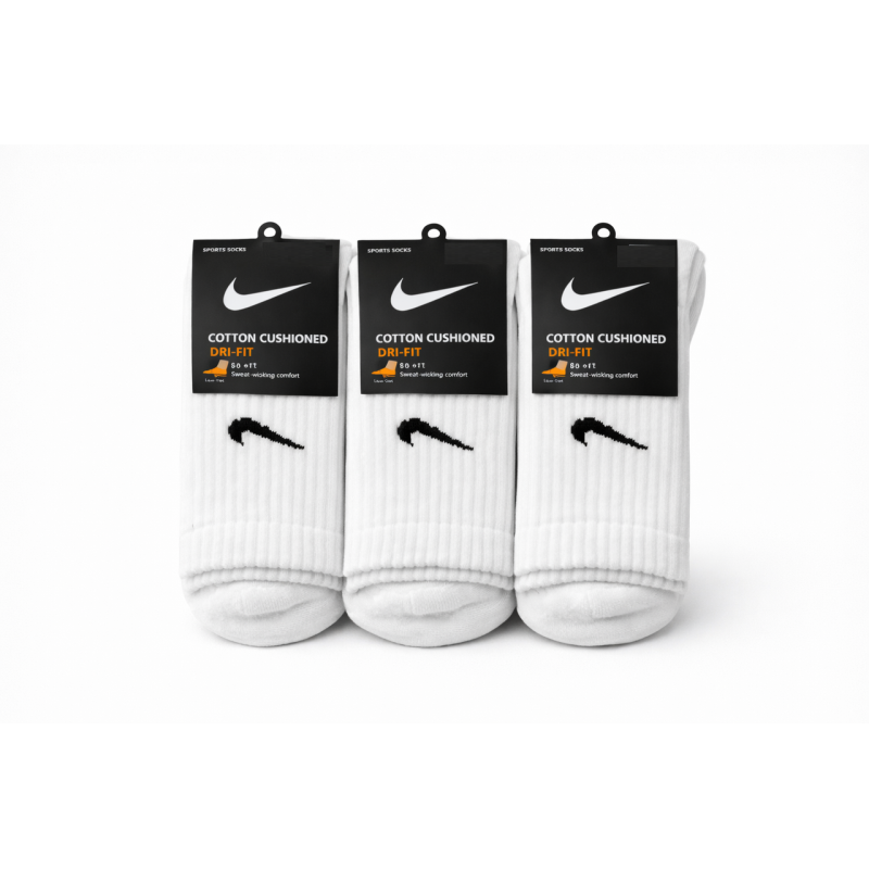 6 пар шкарпеток NIKE зимові стопа махрова з резинкою на стопі білі 41-44р. 6 пар шкарпеток NIKE зимові стопа махрова з резинкою на стопі білі 41-44р.