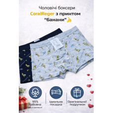 Труси чоловічі боксери ТМ “Coralle Klaare“ 2 шт. у наборі 2XL (1.80-1.90 / 90-100 кг.)