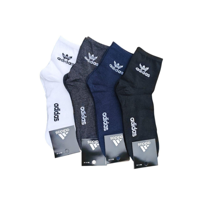 Шкарпетки ADIDAS 4 кольори 12 пар в упаковці 41-45