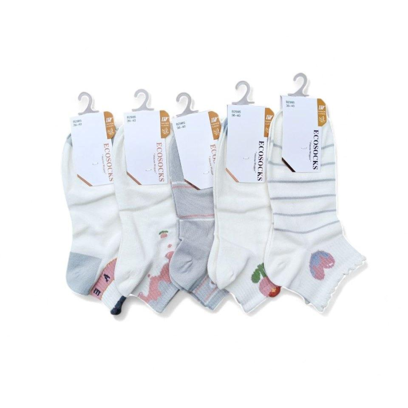 10 пар коротких шкарпеток ТМ “ECOSOCKS“  36-40 розмір