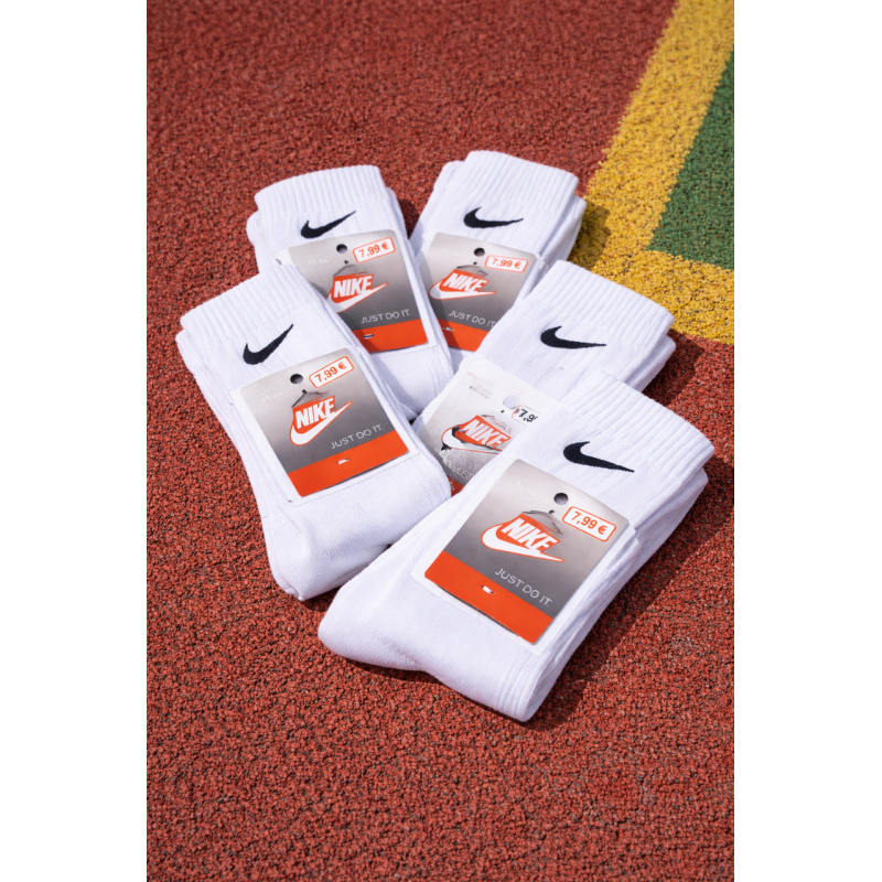 6 пар в упаковці, шкарпетки NIKE білі 41-44р 6 пар в упаковці, шкарпетки NIKE білі 41-44р