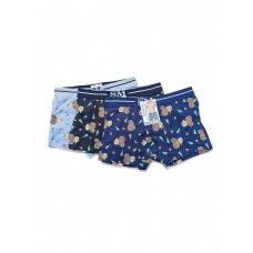 Труси чоловічі боксери ТМ ““S.M COTTON“ 3 шт. у наборі XL (1.75-1.85 / 80-90 кг)