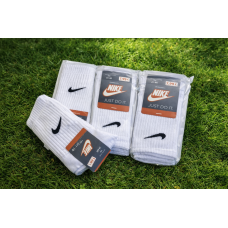 6 пар в упаковці, шкарпетки NIKE високі білі 36-39р.