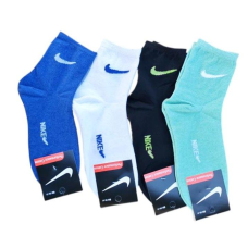 12 пар в упаковці, жіночі шкарпетки NIKE 4 кольори 36-41р.