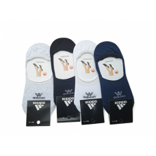 Шкарпетки сліди 12 пар в упаковці ADIDAS 4 кольори 41-45 розмір