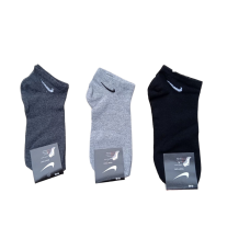 12 пар в упаковці шкарпетки короткі 3 кольори NIKE 41-45р.