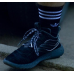 12 пар в упаковці, шкарпетки ADIDAS високі чорні 36-41р.
