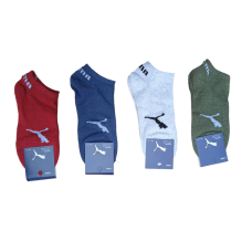 12 пар в упаковці шкарпетки короткі PUMA 4 кольори 41-45 розмір