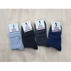 Носки 12 пар ТМ “SOCKS PRODUCTION“  4 цвета демисезонные классические 41-45 размер