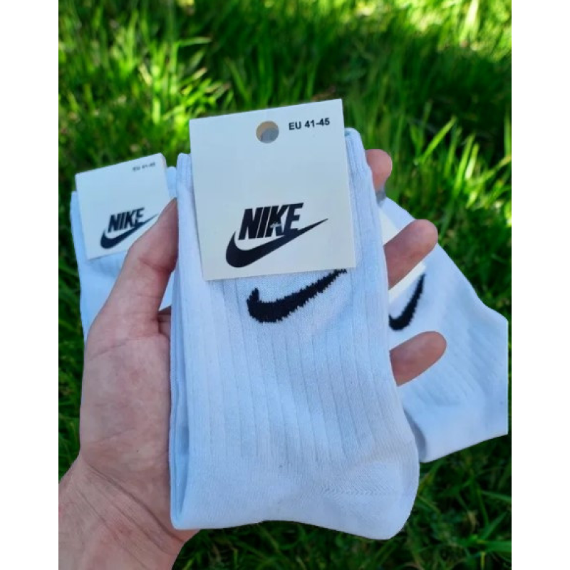 Шкарпетки NIKE 1 пара   високі білі 41-45 р.