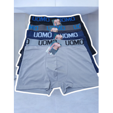 Труси чоловічі боксери ТМ “UOMO“ 4 шт. в наборі XL (50-52 ) 4 кольори.