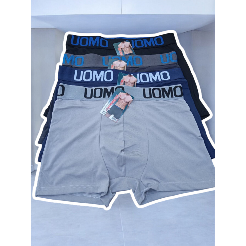 Труси чоловічі боксери ТМ “UOMO“ 4 шт. в наборі XL (50-52 ) 4 кольори.