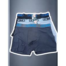 Труси чоловічі боксери ТМ “UOMO“ 3 шт. в наборі 3 XL (54-56 ) 3 кольори
