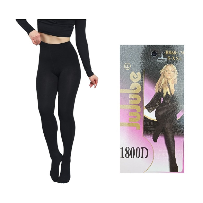 Колготки жіночі на байку ТМ “Jujube“ 5-XXL (48-50) Колготки жіночі на байку ТМ “Jujube“ 5-XXL (48-50)
