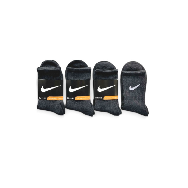12 пар шкарпеток NIKE зимові махрові чорні 41-45р. 12 пар шкарпеток NIKE зимові махрові чорні 41-45р.