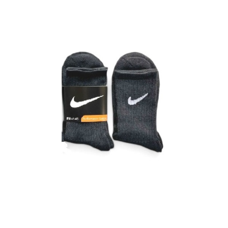 1 пара шкарпеток NIKE зимові махрові чорні 36-41р.