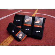 12 пар в упаковці, шкарпетки NIKE чорні 36-39р.