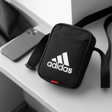 Барсетка ADIDAS чорна мала чоловіча (сумка через плече)