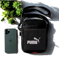 Барсетка PUMA чорна мала чоловіча (сумка через плече)