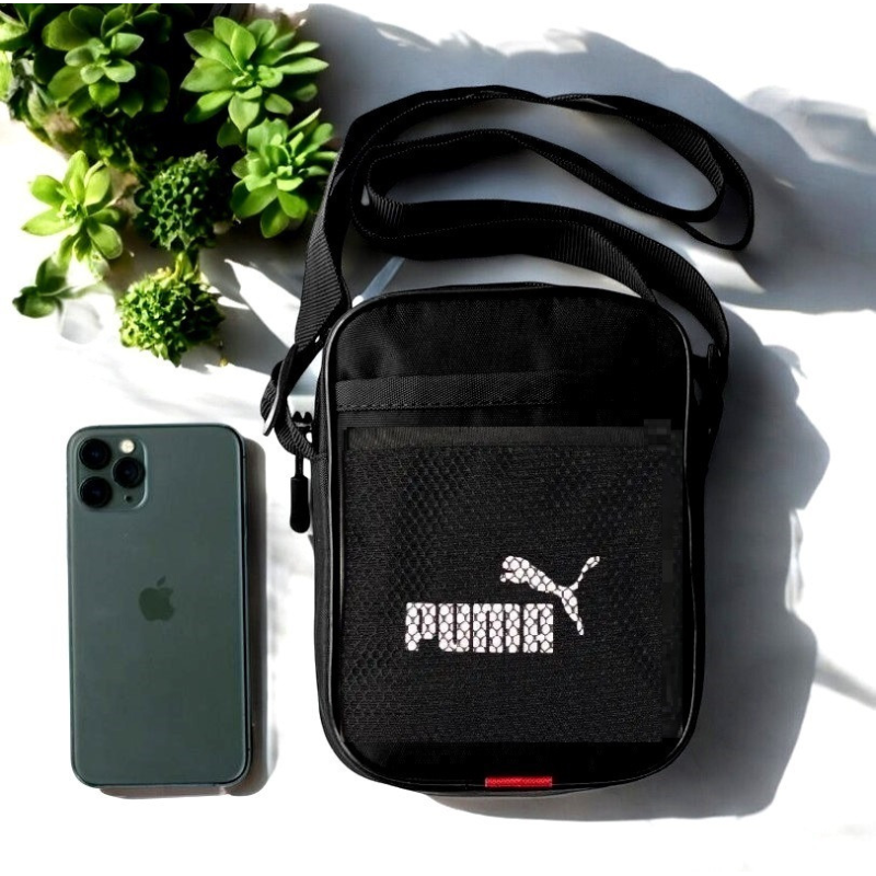 Барсетка PUMA чорна мала чоловіча (сумка через плече)