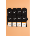 12 пар в упаковці, шкарпетки NIKE чорні 36-39р.