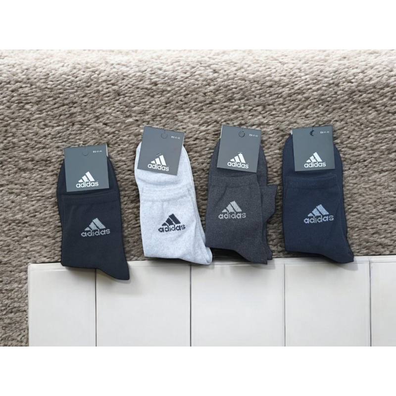 Шкарпетки ADIDAS 4 кольори 12 пар в упаковці 41-45