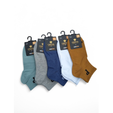 10 пар коротких шкарпеток ТМ “CRYSTAL SOCKS“ 5 кольорів мікс 41-45 розмір