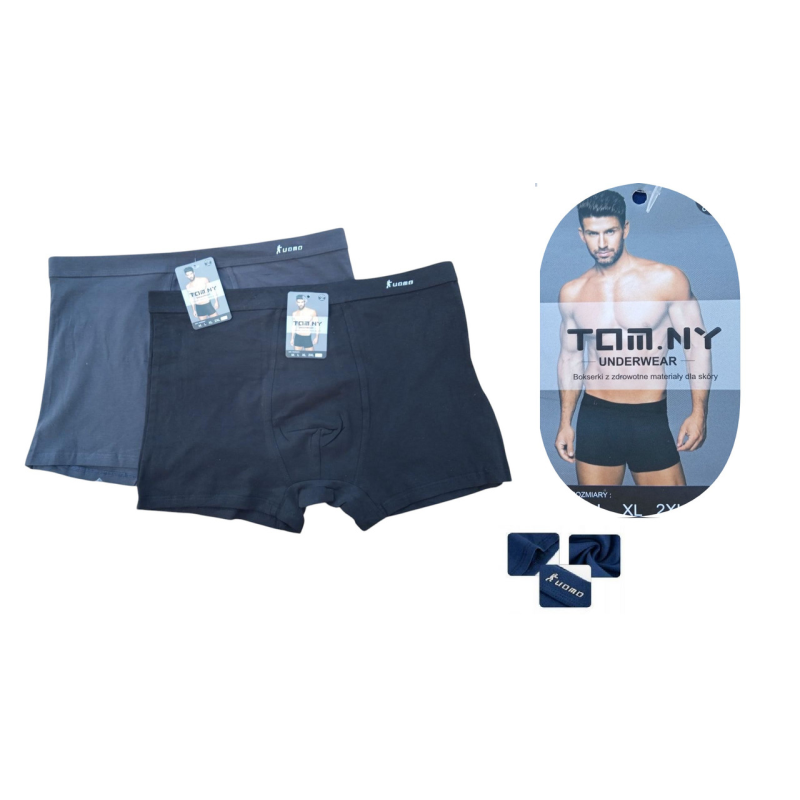 Труси чоловічі боксери ТМ “TOM.NY“ 2 шт. в наборі 3XL (185-195/ 100-110 кг) Труси чоловічі боксери ТМ “TOM.NY“ 2 шт. в наборі 3XL (185-195/ 100-110 кг)