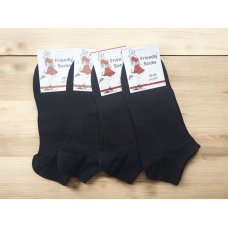 Шкарпетки жіночі короткі 12 пар ТМ “Friendly Socks“ чорні (36-40 розмір)