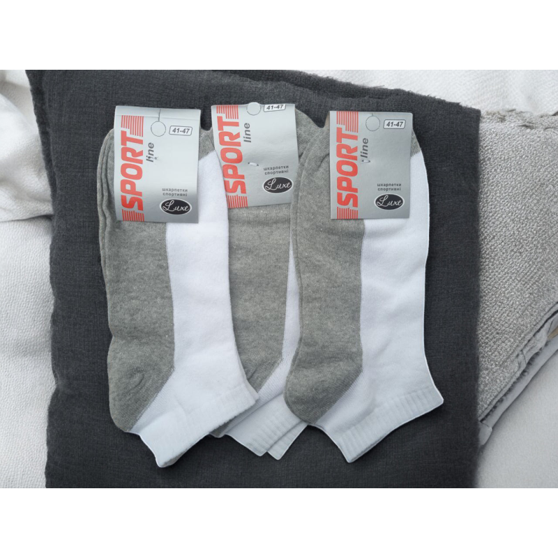 Упаковка коротких шкарпеток 12 пар SPORT SOCKS (41-47) розмір Упаковка коротких шкарпеток 12 пар SPORT SOCKS (41-47) розмір