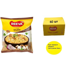Ящик вермішелі швидкого приготування ТМ “REEVA“ грибна  60g 60 шт