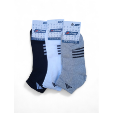12 пар шкарпеток коротких спортивних ACTIVE спорт 3 кольори  23-25 (36-39р)